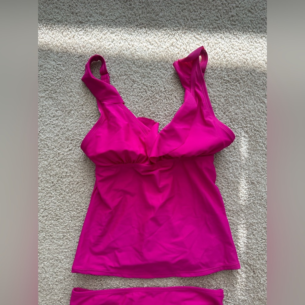tankini pink size M NWT